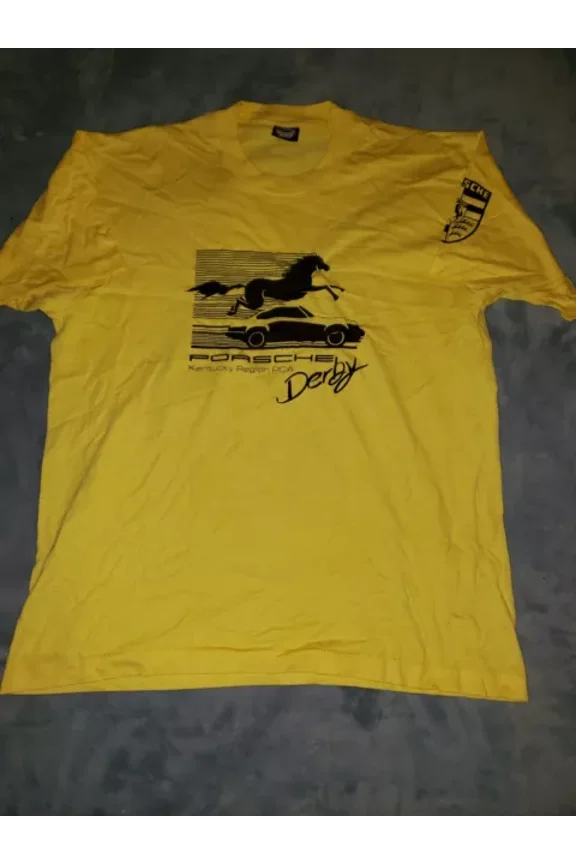 Vintage Vintage Porsche T Shirt Xl 80S Screen Stars Kentucky Region Pca Derby Horse Race Best Birthday Gifts