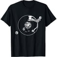 thumbnail image 1 of Vintage Vinyl Record Player DJ Disc Jockey Turntable Retro T-Shirt mens t shirt，black，women，funny，misfits，men，journey, 1 of 4