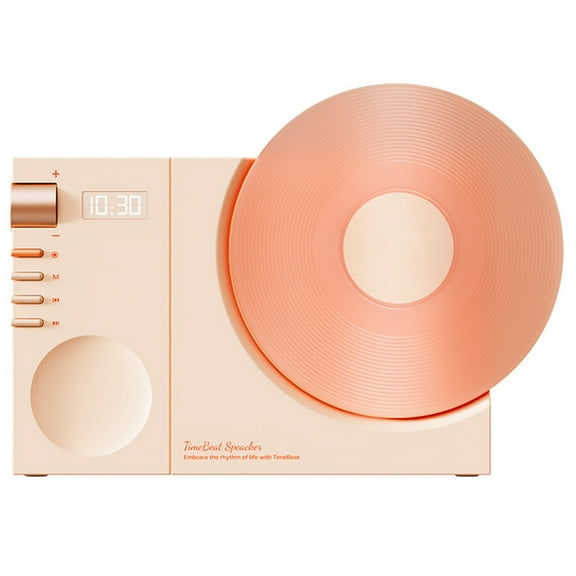 Vintage Vinyl Record Player Style Bluetooth Speaker,Phonograph Style Retro Bluetooth Speaker,Good Bass Enhancement Loud Volume,Cute Look Gift for Children