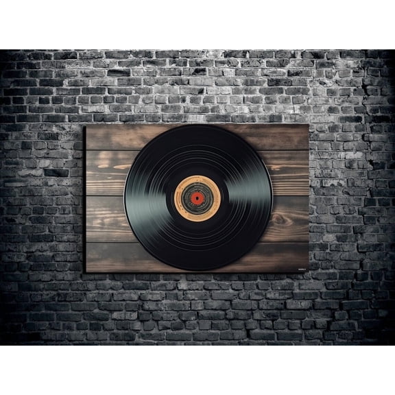 Vintage Vinyl Record Wall Art, Old Vinyl Record Home Décor, Music Decor, Gallery Style Wall Art, Modern Wall Decor, 8x12 UNFRAMED