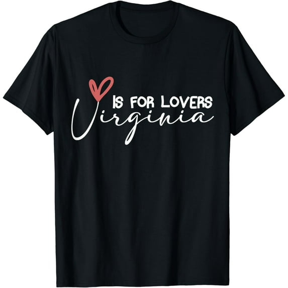 Vintage Virginia Is For The Lovers For Men, Women Shirt T-Shirt mens t shirt，black，women，funny，misfits，men，journey