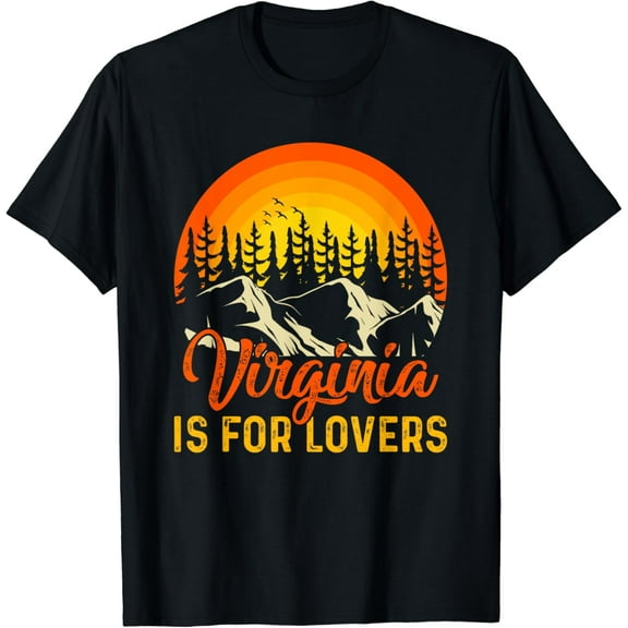 Vintage Virginia Is For The Lovers For Men, Women Funny Creative Graphic T-Shirt