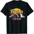 thumbnail image 1 of Vintage Virginia Is For The Lovers Vacation Sunset Mountain T-Shirt, 1 of 4