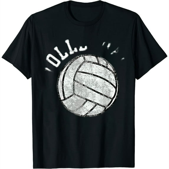 Vintage Volleyball Mom Raglan Baseball Tee