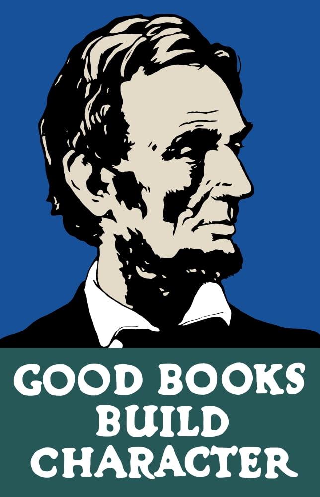Vintage WPA propaganda poster featuring President Abraham Lincoln Canvas Art - John ParrotStocktrek Images (23 x 35)
