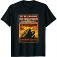 thumbnail image 1 of Vintage WW1 Womens T-Shirt WWI Retro Poster World War Advertising Black, 1 of 5