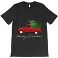 thumbnail image 1 of Vintage Wagon Christmas Tree On A Truck Funny Holiday Graphic H39819 T-Shirt, for Men and Women, Up to Size 5XL, 1 of 2