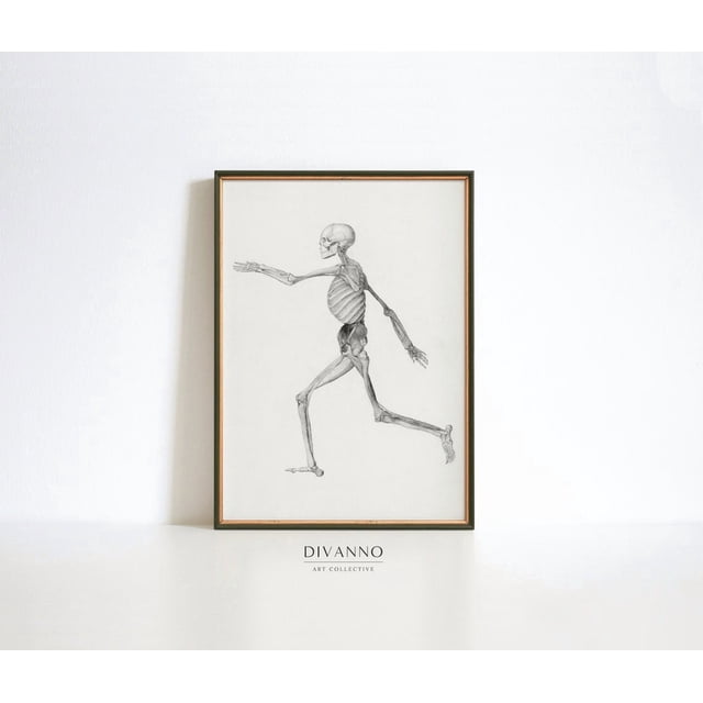 Vintage Walking Poster, Spooky Dance, Gothic Drawing, Dark Moody, Goth ...