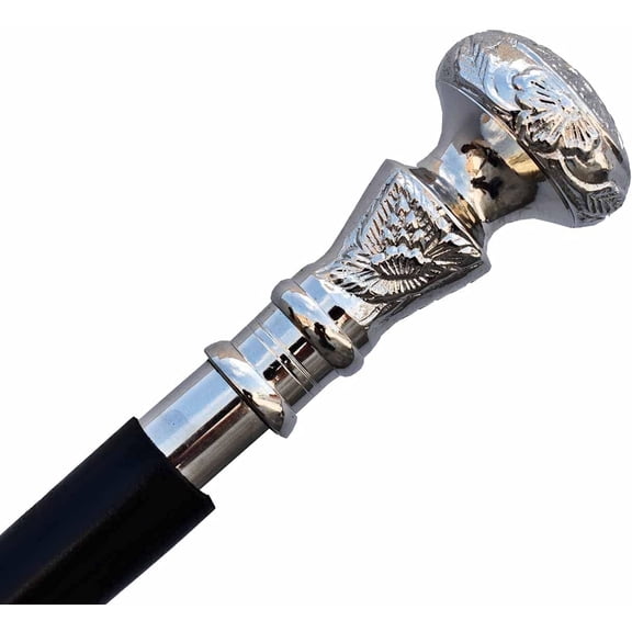 Handcrafted Wooden Walking Stick Cane for Men Seniors Folding Deer Handle Fire Hurricane Baston Para Caminar