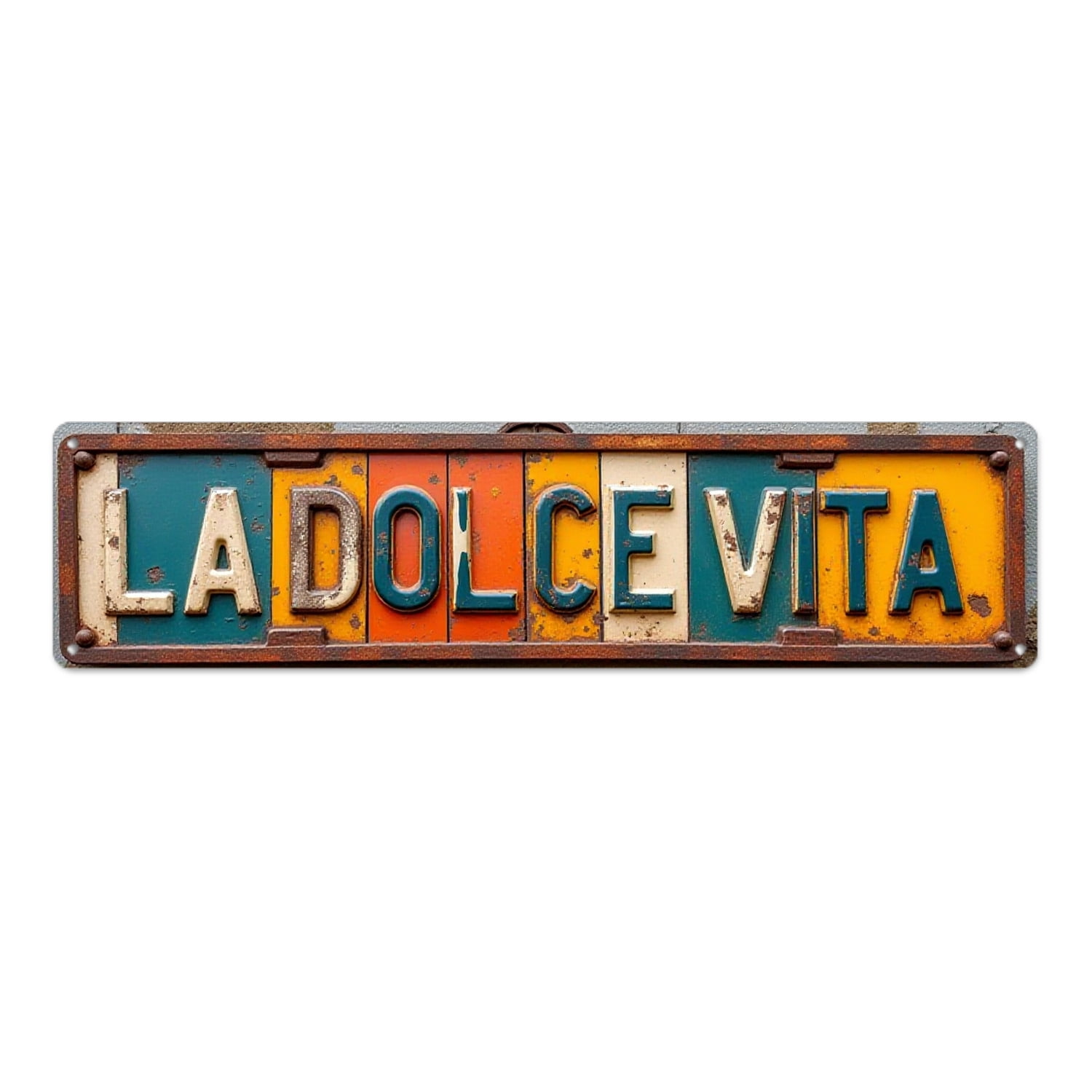 Straßenschild „La Dolce Vita“ Aus Alu-Verbund  Produktbild-Vorschau 5
