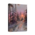 thumbnail image 1 of Vintage Wall Art12x16 Oil Paintings of Forest Sunset Clouds, Perfect for Enhancing Your Home Office, 1 of 7