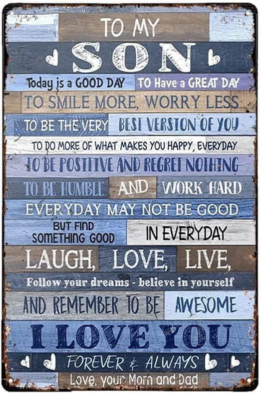 Vintage Metal Tin Sign – Astronaut 'You’re So Down To Earth, I’m Up In The Stars' Wall Art (8x12 Inch)