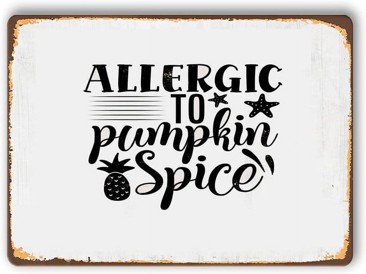 Vintage Wall Decor Wooden Sign Sign for Home Decor Allergic to