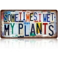 thumbnail image 1 of Vintage Wall Decor Stay Wild Moon Child License Plate Metal Sign Tin Signs Poster, 1 of 10