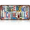 thumbnail image 1 of Vintage Wall Decor Still Plays With Cars License Plate Metal Sign Tin Signs Poster For Cat Lover, 1 of 10