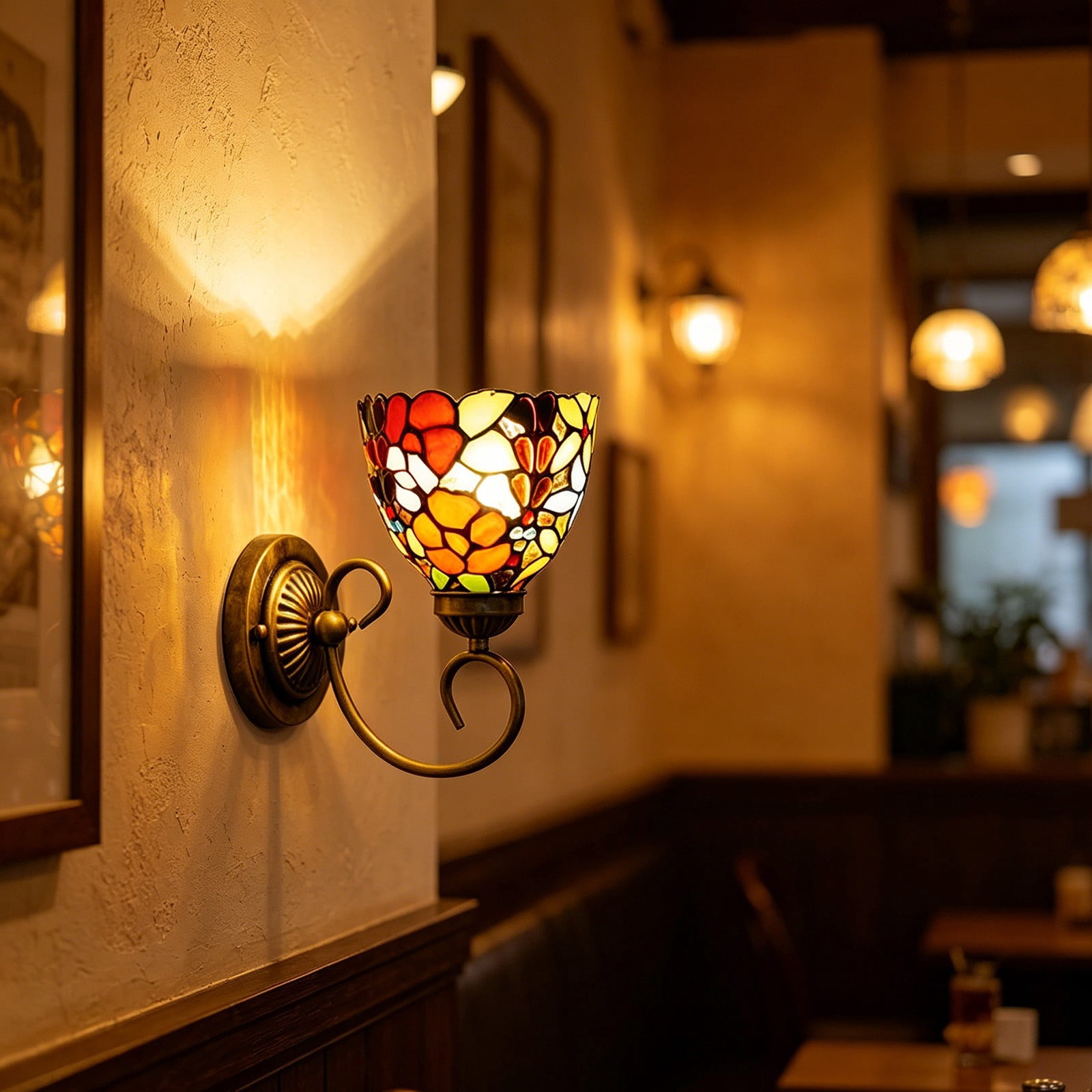 Vintage Wall Lamp, Decorative Wall Sconce, LED Night Light, Coffee Shop Lighting, Bedroom Bedside Lamp, Corridor Hallway Balcony Fixture, Ambient Soft Lighting C