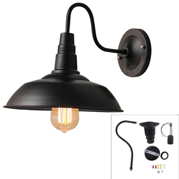 Vintage Wall Lamps LED Light Loft Retro Iron American Old Style Simplicity Pot