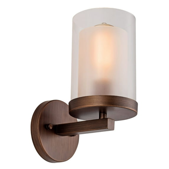 Vintage Wall Light,Farmhouse Porch Wall Lamp,Indoor Wall Sconces with Glass Shade,Modern Wall Light Fixtures for Mirror Hallway