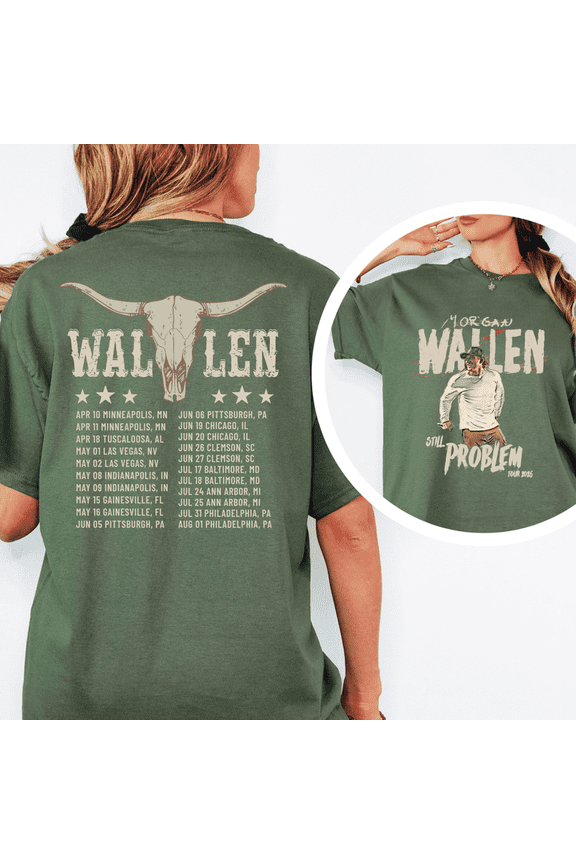 Vintage Wallen Inspired 2026 Tour Shirt, Still The Problem Double-Sided Country Concert Graphic T-Shirt