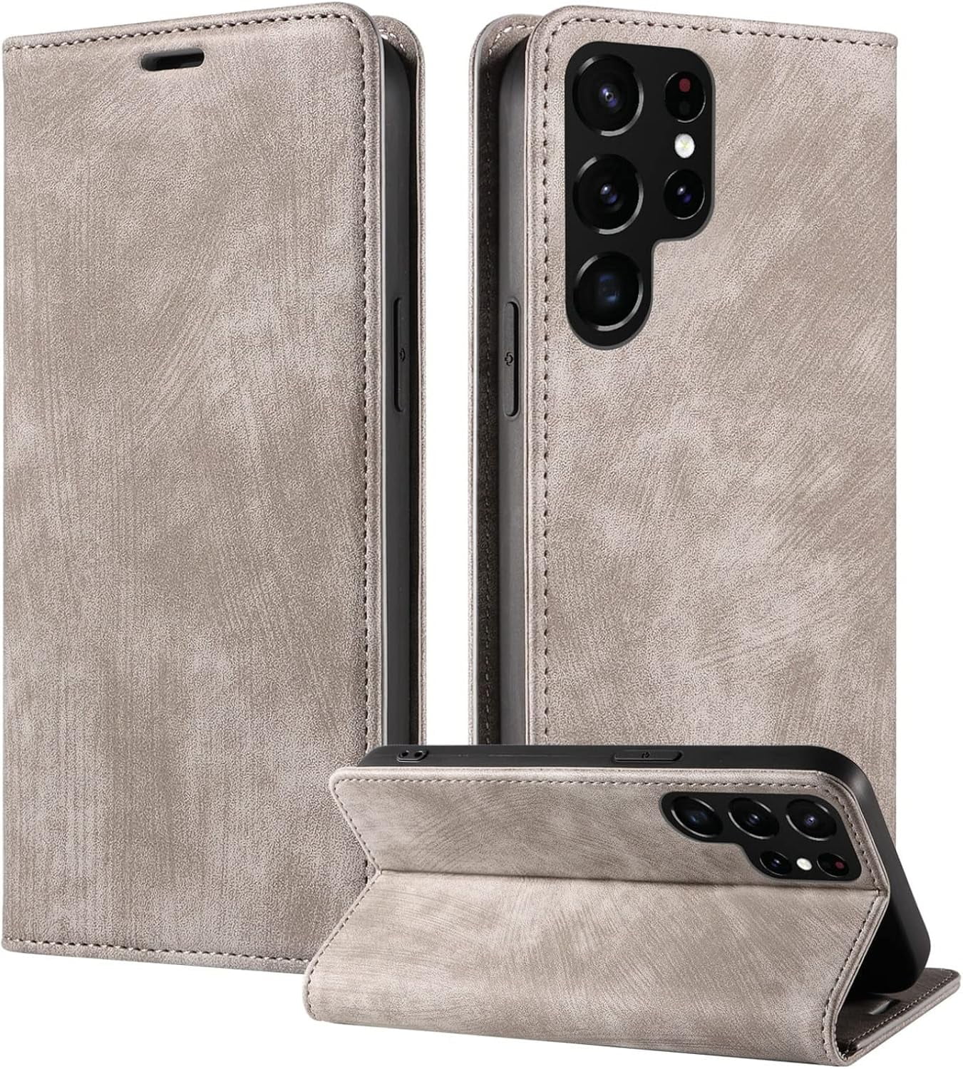 Vintage Wallet Stand Phone Case for OnePlus 10 9 R T Pro 5G, Magnetic ...