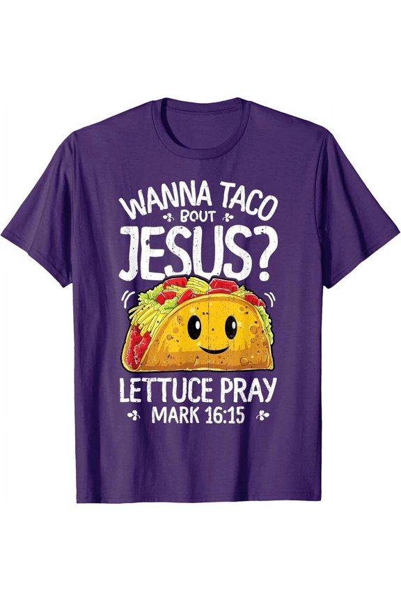 Vintage Wanna Taco Bout Jesus Cinco De Mayo Women Men Christian T-Shirthot Trending Birthday Gifts
