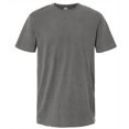thumbnail image 1 of Vintage Wash Adult Medium Gray Crew Neck Short Sleeve T-shirt-Large, 1 of 4