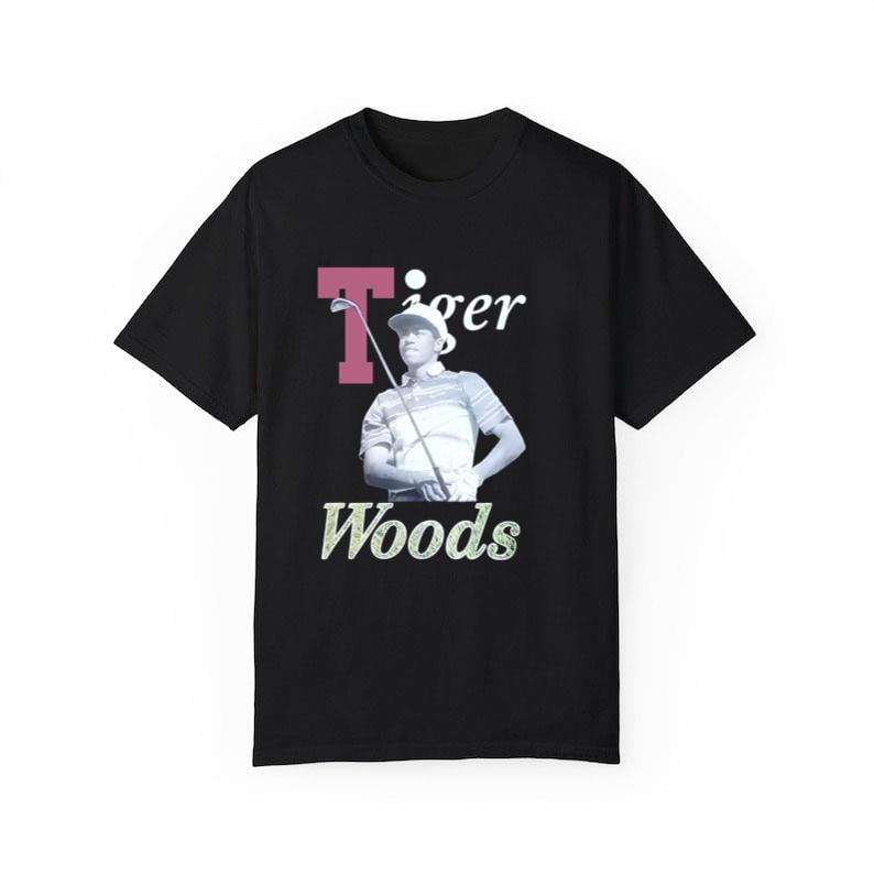 Tiger woods t shirt vintage discount