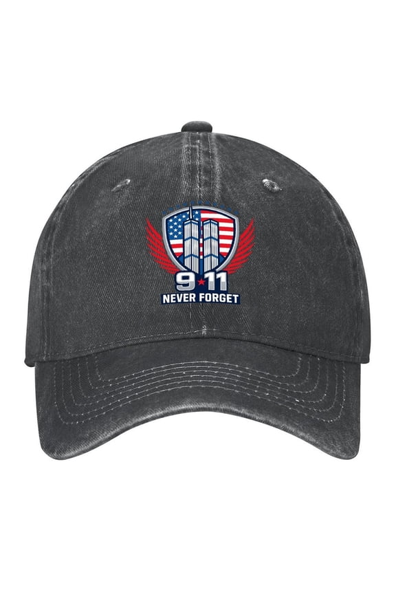 Vintage Washed Baseball Cap for Men and Women, Adjustable Low Profile Dad Hat, Cotton Curved Brim Casual Outdoor Hat,911 Never Forget