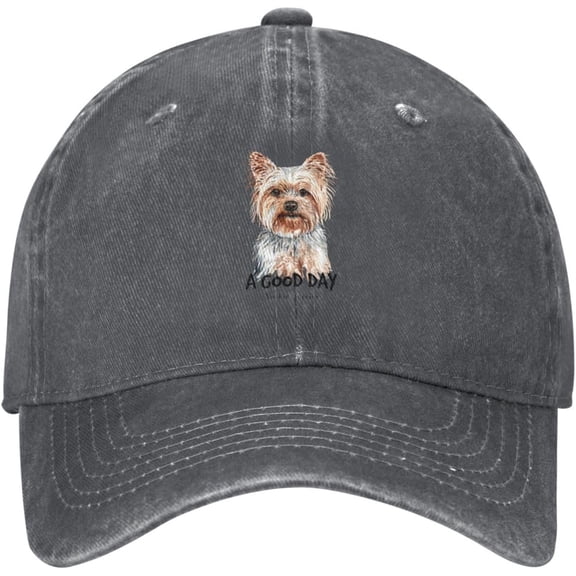 Vintage Washed Baseball Cap for Men and Women, Adjustable Low Profile Dad Hat, Cotton Curved Brim Casual Outdoor Hat,Retro Coffee Cat