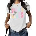thumbnail image 1 of Vintage Washed Black Print Tshirt Summer Vibes Graphic Tees Shirts Palm Tree Tropical Beach Cotton Tee S 2XL Tops, 1 of 5