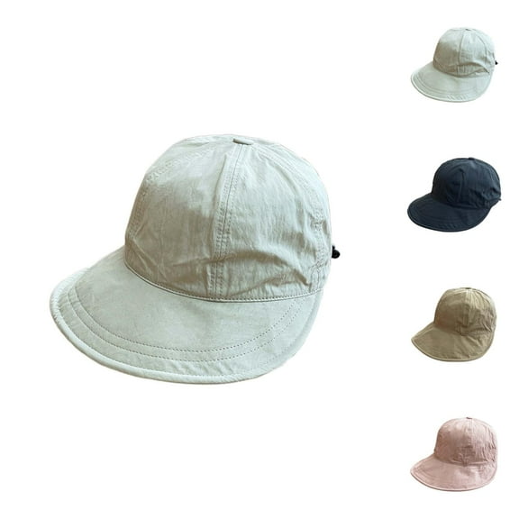 Vintage Washed Colorblock Baseball Cap for Men & Women, Adjustable Trucker Dad Hat with Curved Brim, Breathable Cotton Baseball Caps for Hiking, Cycling, and Casual Wear
