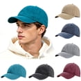 thumbnail image 1 of Vintage Washed Cotton Baseball Hats for Men Women, Adjustable Curved Brim Dad Caps, Multi-Color Casual Hat for Daily Outdoor Use, 1 of 5