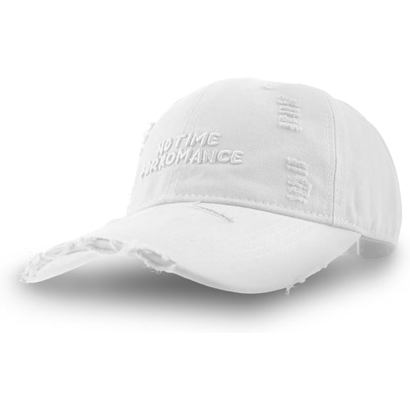 Vintage Washed Distressed Baseball Cap - 100% Cotton Adjustable Unisex Ripped Dad Hat, Relaxed Fit Streetwear