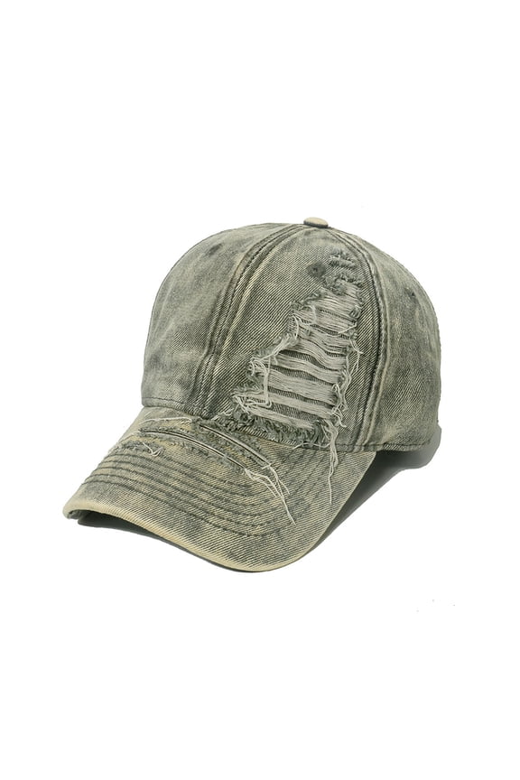 Vintage Washed Distressed Hat Baseball Cap Adjustable Polo Trucker Unisex Style Headwear