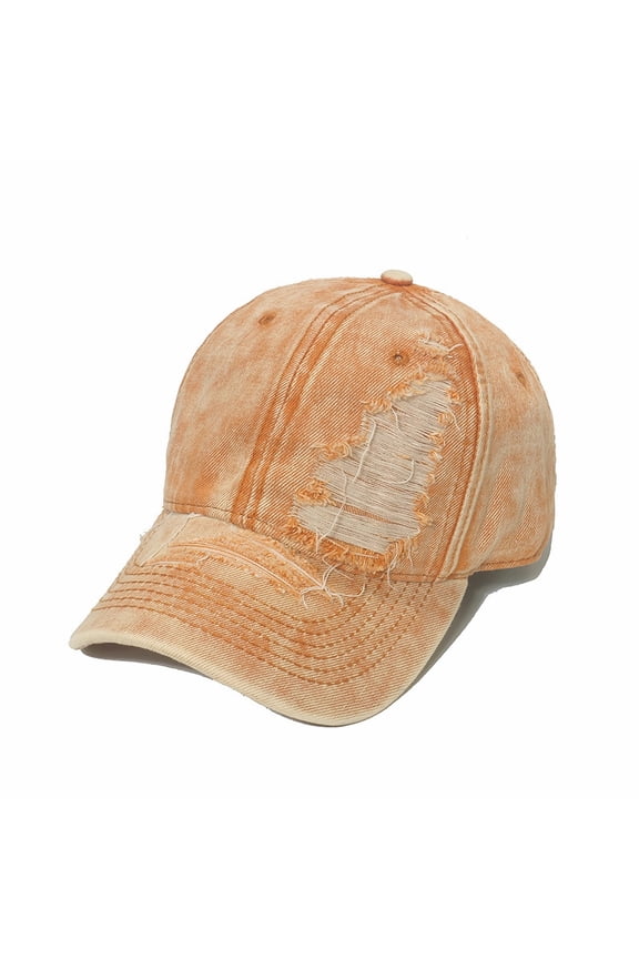 Vintage Washed Distressed Hat Baseball Cap Adjustable Polo Trucker Unisex Style Headwear