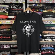 Vintage Washed Heavy Metal Graphic T-Shirt Distressed Black Retro Band Style Tee