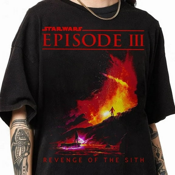 Vintage Washed Starwars 20th Anniversary Shirt, Revenge of the Sith Shirt