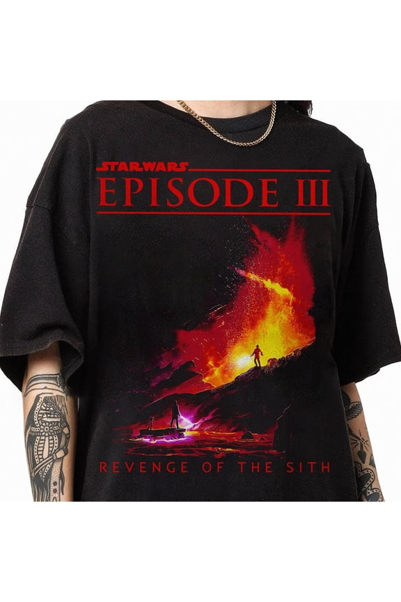 Vintage Washed Starwars 20th Anniversary T-Shirt, Revenge of The Sith, Darth Vader Shirt, Galaxy's Edge Tee,Black color,size M