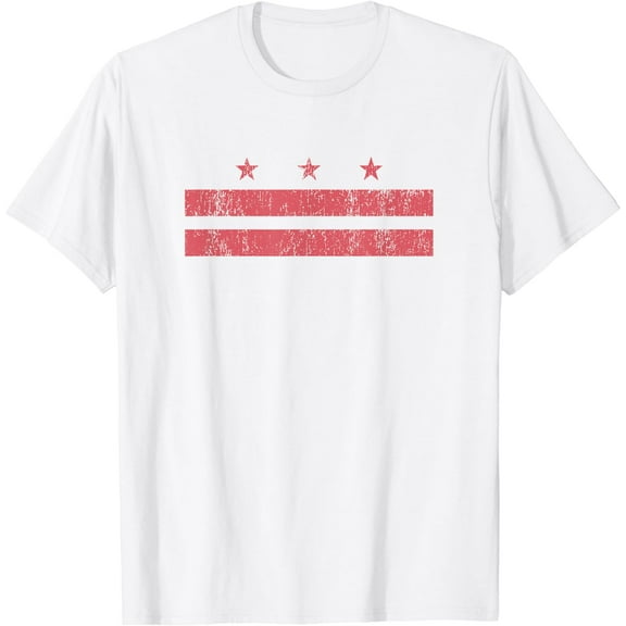 Vintage Washington DC District Columbia Flag Souvenir Gift T-Shirt