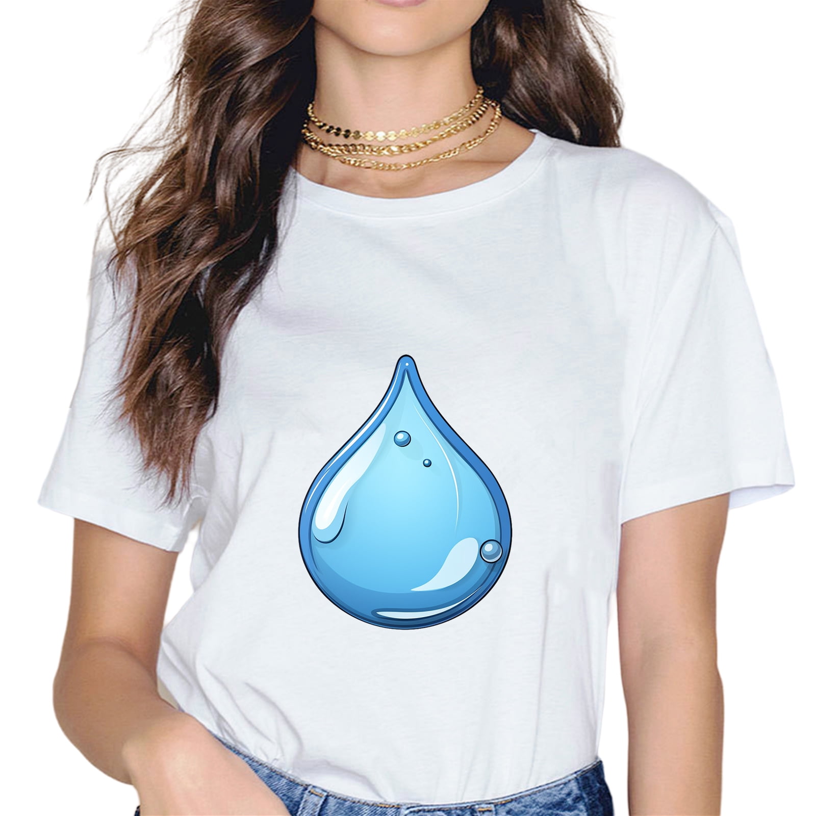 T-Shirt Goutte d'eau - SENSE ORGANICS main image 1