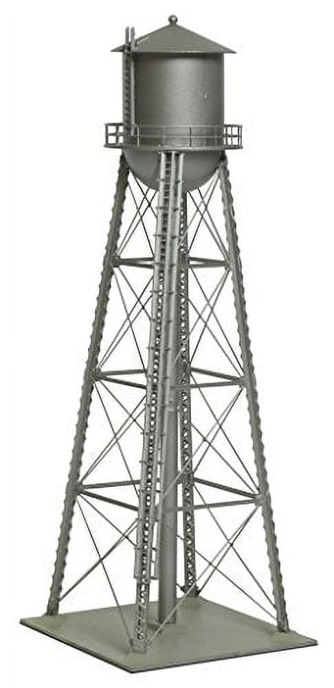 Vintage Water Tower -- Assembled - Silver - 2-3/8 x 2-3/8 x