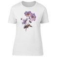 thumbnail image 1 of Vintage Watercolor Phlox Flowers T-Shirt Women -Image by Shutterstock, Female Large, 1 of 2