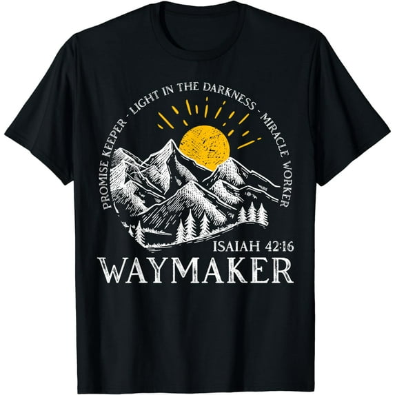 Vintage Waymaker Promise Keeper Miracle Worker Christian T-Shirt