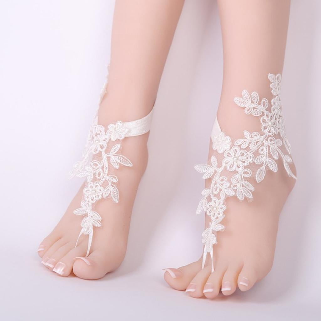 TseenYi Boho Layered Pearl Toe Ring Anklet Gold Barefoot Sandals Anklet Bracelet Vintage Pearl Layered Anklet Pearl Beaded Foot Chain Summer Beach Foot Jewelry For Women And Girls Gifts - View #8