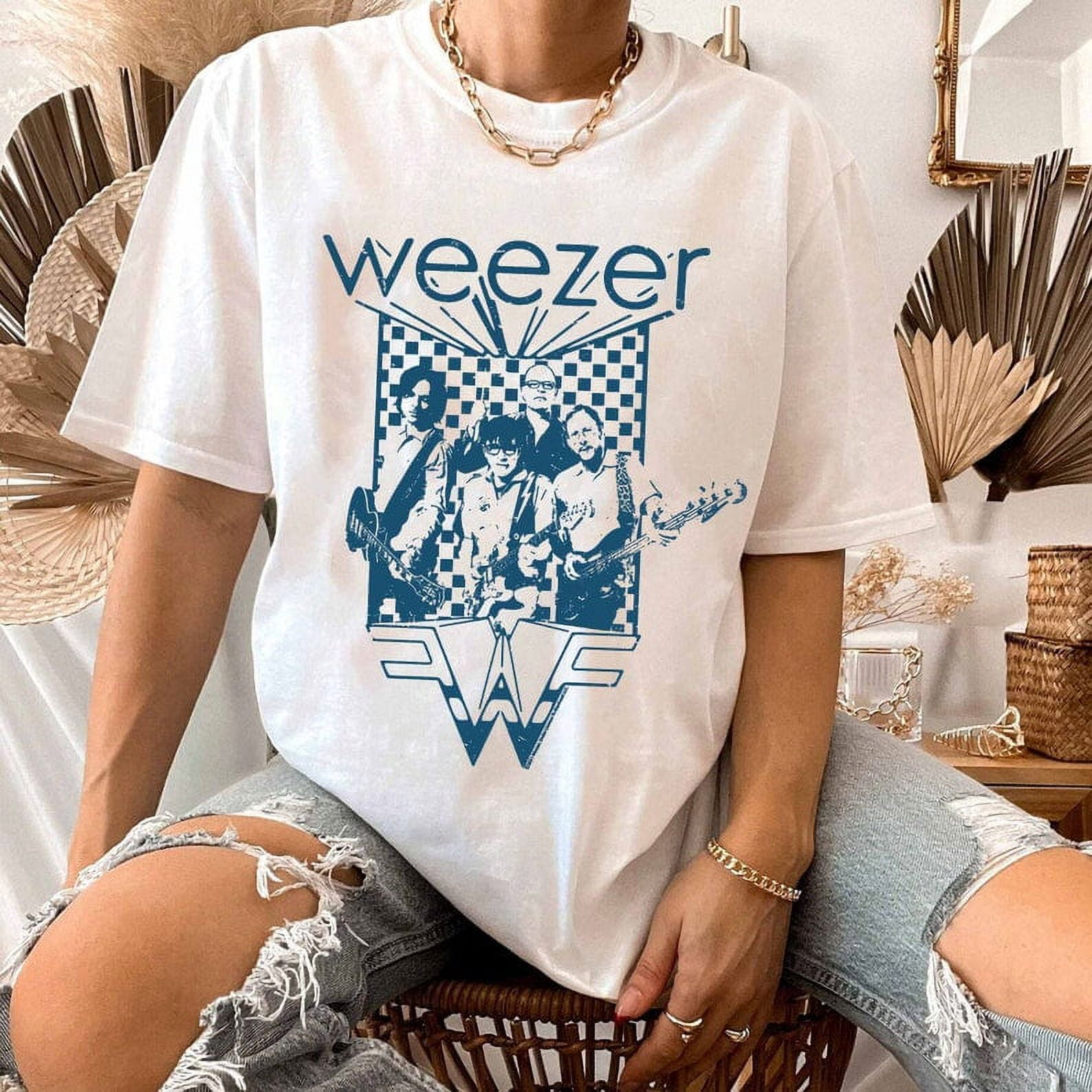 Vintage Weezer Band Shirt, Weezer Band Fan Shirt, Weezer Rock Band 