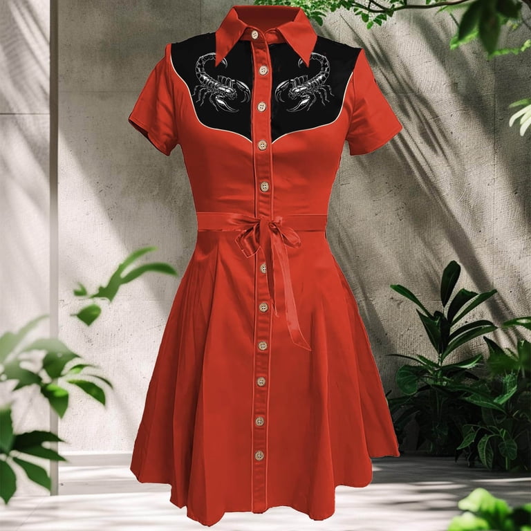 open lace back dress Retro Style V-Neck Long-Sleeved Solid Color Pleated Dress