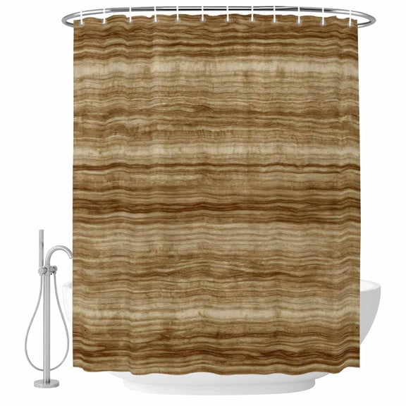 Vintage Western Shower Curtain, Waterproof Shower Curtains for Bathroom, Rustic Farmhouse Wooden Grain Barn Door Washable Fabric Bathtub Curtain Set Bath Decor with 12 Hooks Stall 36"x72"