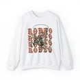 thumbnail image 1 of Vintage Western Skeleton Cowboy Riding a Horse Rodeo Sweatshirt, 1 of 4