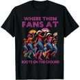 thumbnail image 1 of Vintage Where Them Fans At Funny Boots On The Ground Linedance Girls T-Shirthot Trending Birthday Gifts, 1 of 3