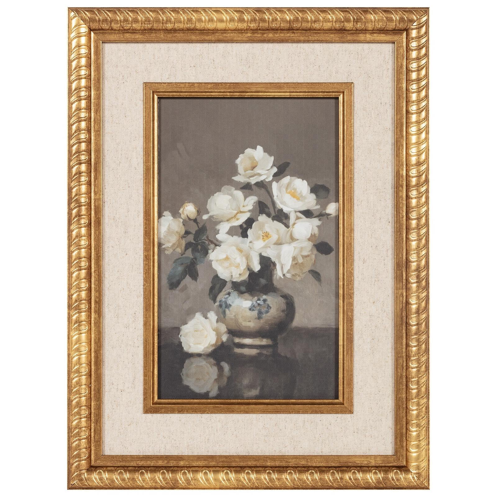 Vintage White Floral